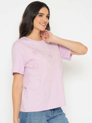 Madame Ladies Western Top H/S M5S11234 223 Lilac