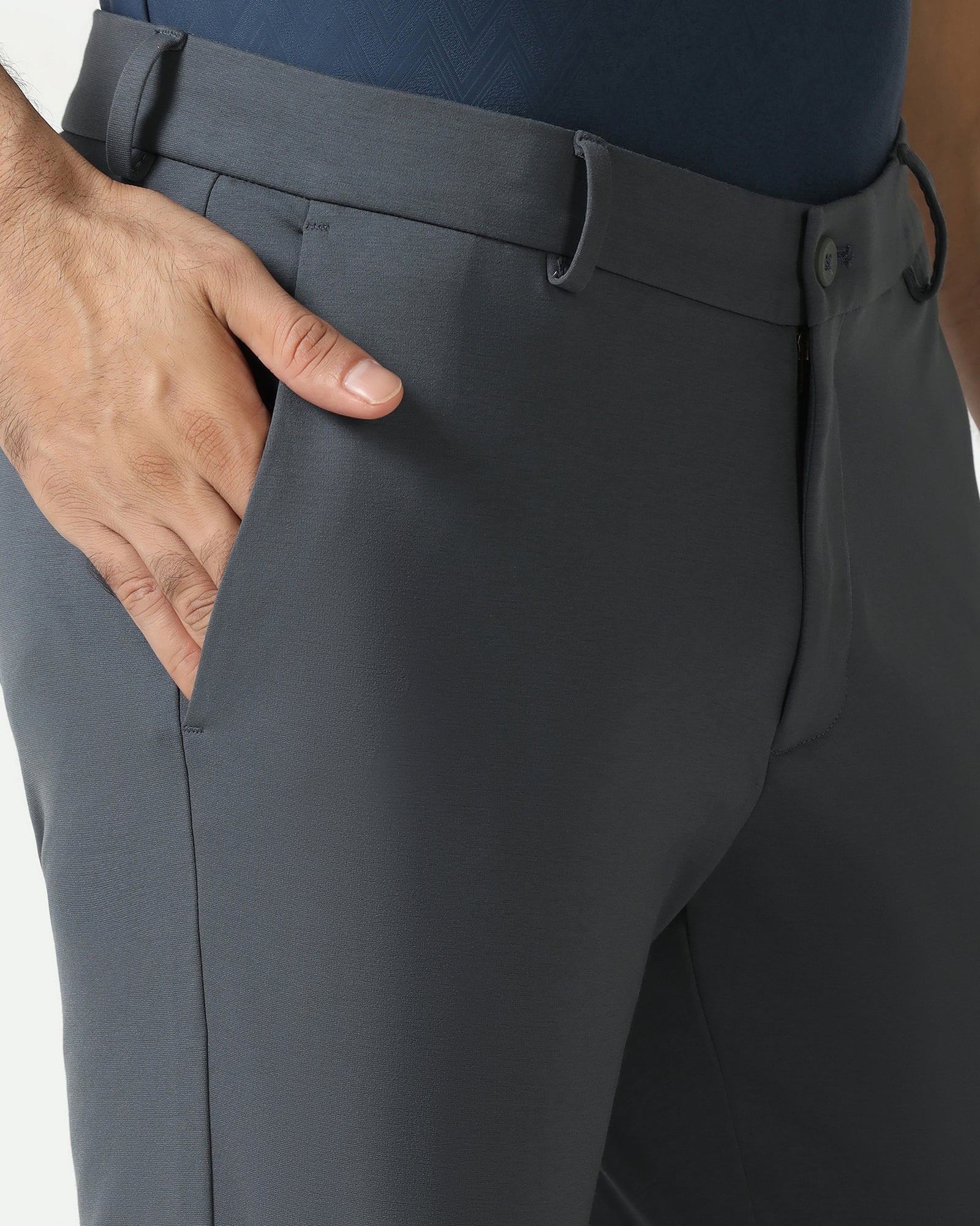 Blackberry Mens Casual Trouser Ek-Tp-So-Ziea Ash Grey