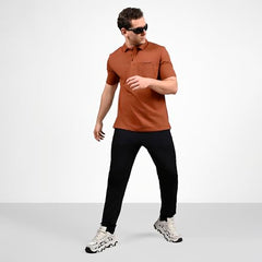 Skechers Mens T-Shirt H/S Tp0011Id Brown