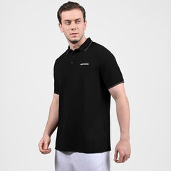 Skechers Mens T-Shirt H/S Tp0023Id Black/Charcoal/Blue