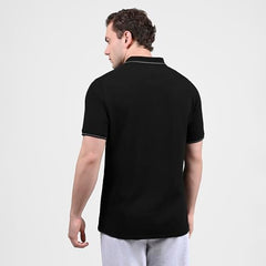 Skechers Mens T-Shirt H/S Tp0023Id Black/Charcoal/Blue