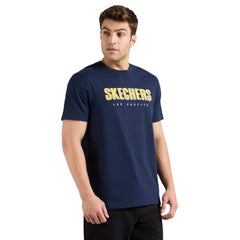 Skechers Mens T-Shirt H/S Ts0179Id Nvy