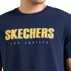 Skechers Mens T-Shirt H/S Ts0179Id Nvy
