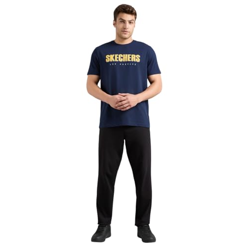 Skechers Mens T-Shirt H/S Ts0179Id Nvy