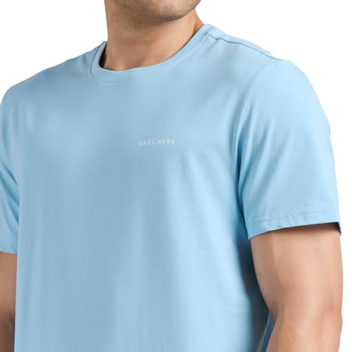 Skechers Mens T-Shirt H/S Ts0245Id Blue