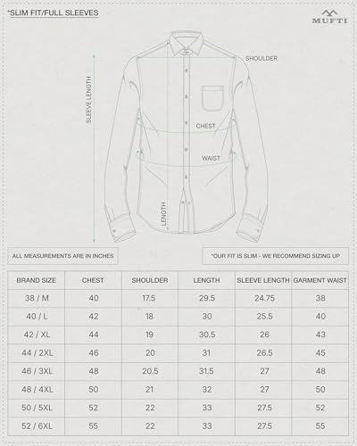 Mufti Mens Casual Shirt