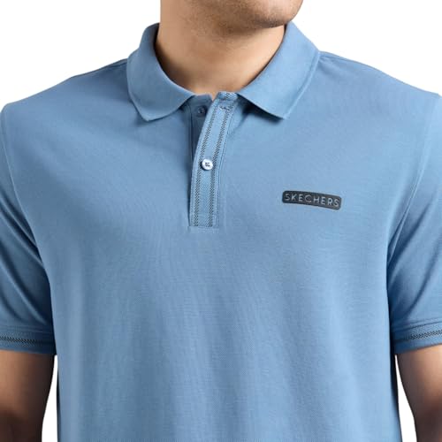 Skechers Mens T-Shirt H/S Tp0062Id Tpbl