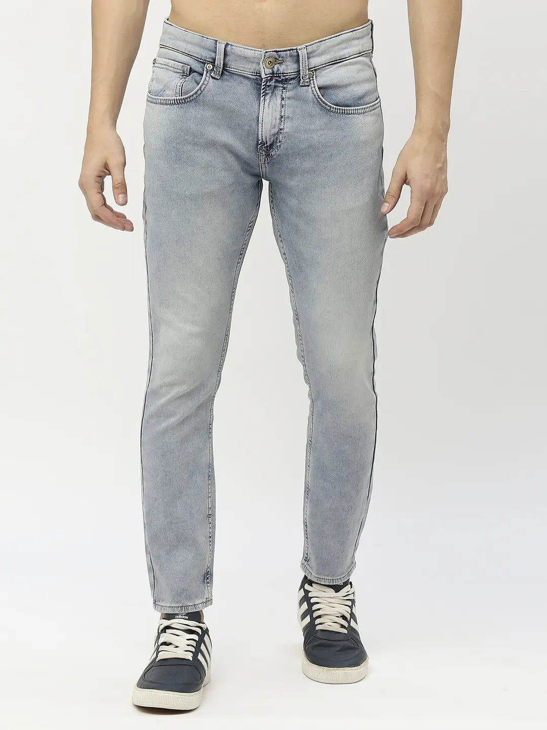 Spykar Mens Jeans Mdkn1Bc007 Reddish Blue