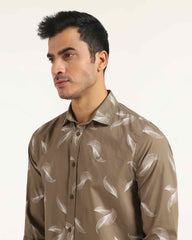 Blackberry Mens Formal Shirt F/S Bp-Bs-Do-Revolve Grey