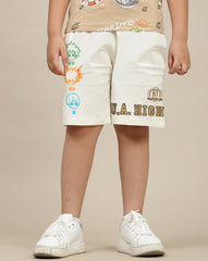 BIO WORLD BOYS BERMUDA MHAKBSRT002016 OFF WHITE