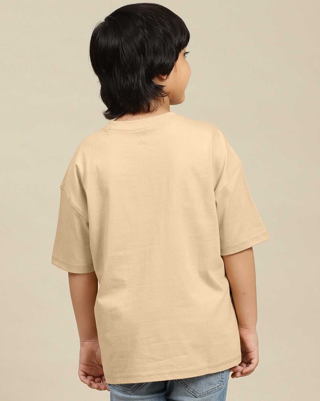 BIO WORLD BOYS T-SHIRT H/S BTMKBTSRT000868 OATMEAL
