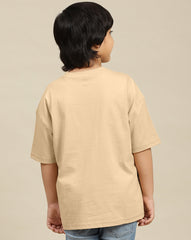 BIO WORLD BOYS T-SHIRT H/S BTMKBTSRT000868 OATMEAL
