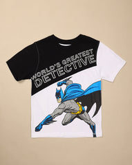 BIO WORLD BOYS T-SHIRT H/S BTMKBTSRT002327 WHITE/BLACK