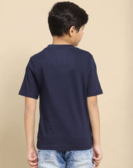 BIO WORLD BOYS T-SHIRT H/S BTMKBTSRT002630 SKY CAPTAIN NAVY