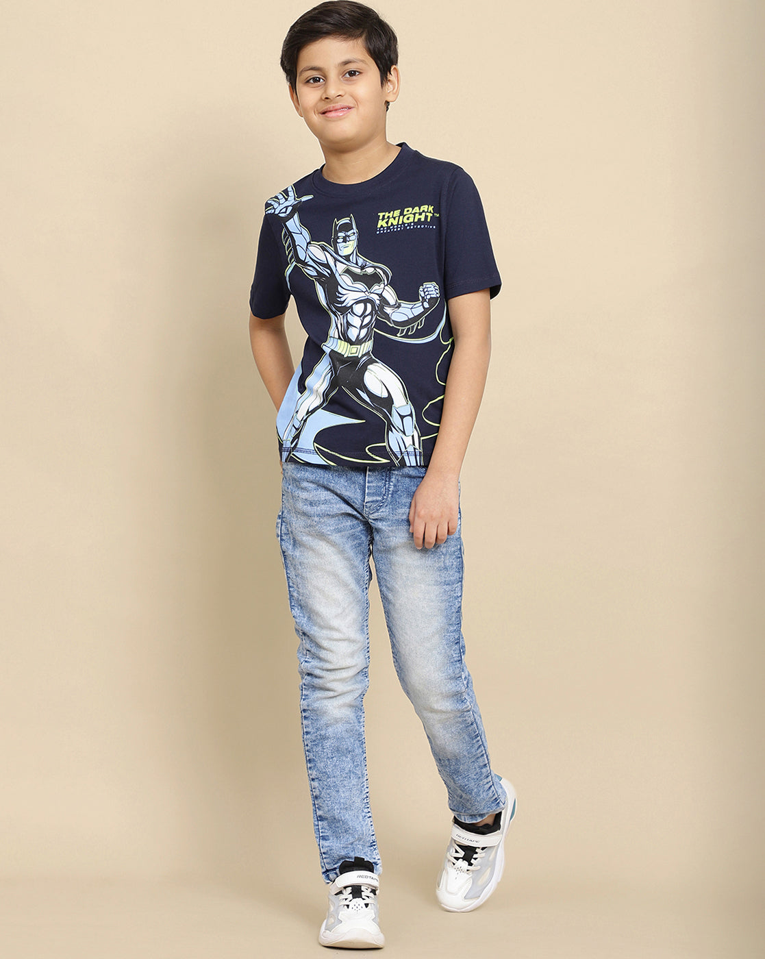 BIO WORLD BOYS T-SHIRT H/S BTMKBTSRT002630 SKY CAPTAIN NAVY