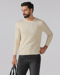 Blackberry Mens Pullover En-Ss-Mario Beige - Goyalsons ShopMax