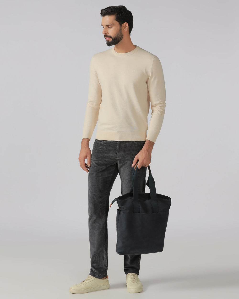Blackberry Mens Pullover En-Ss-Mario Beige - Goyalsons ShopMax