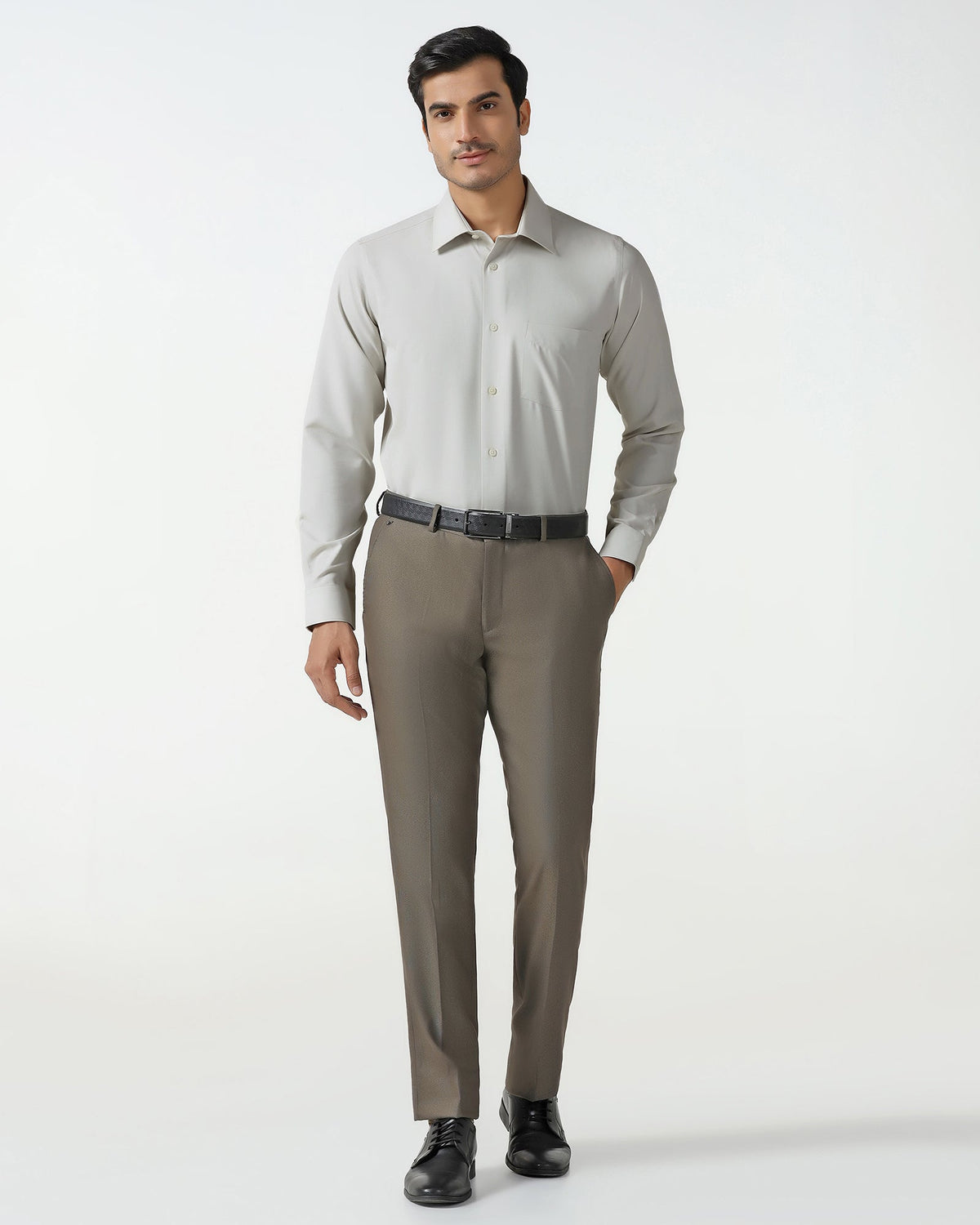 Blackberry Mens Formal Shirt F/S Bp-Ni-Do-Relay Beige