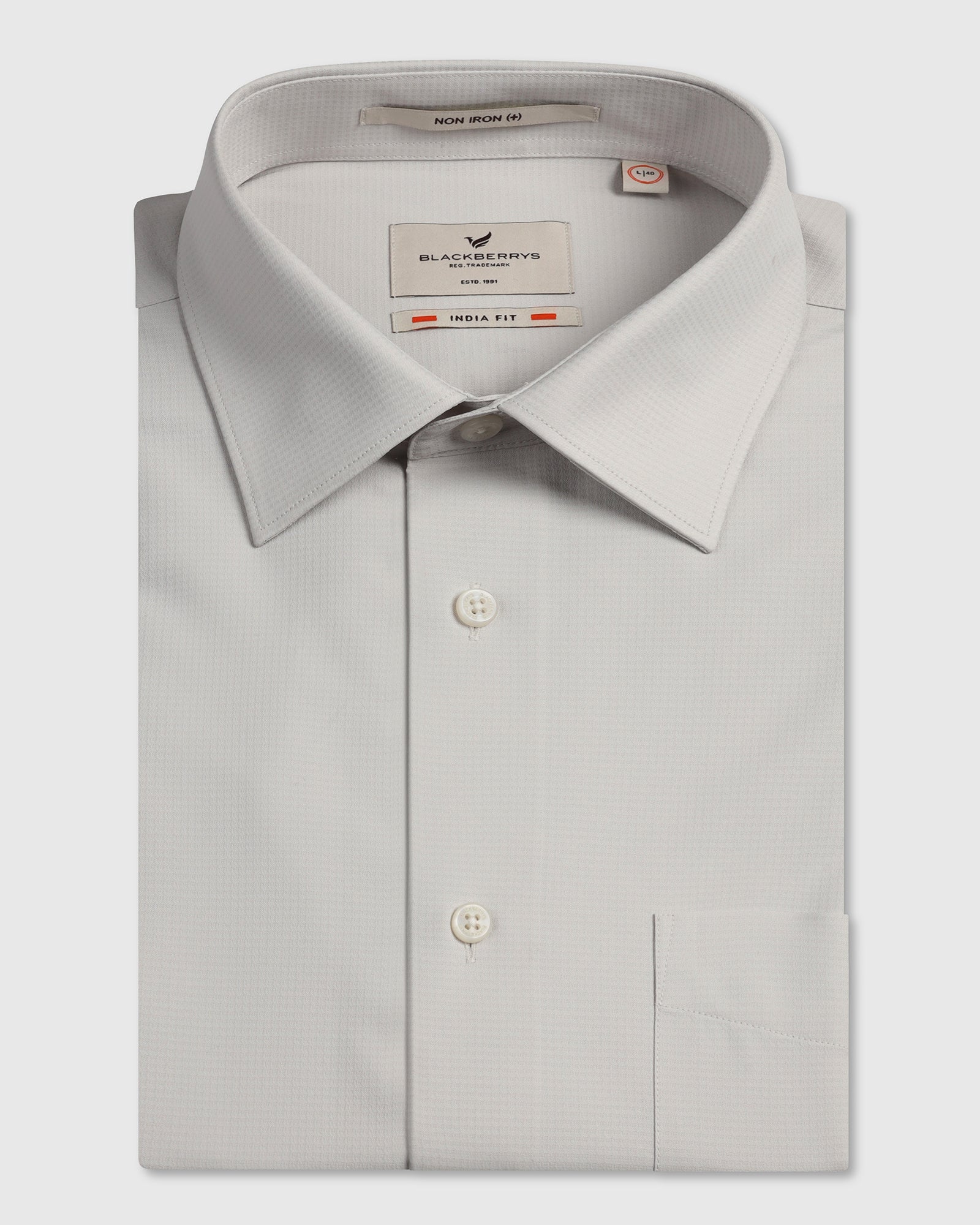 Blackberry Mens Formal Shirt F/S Bp-Ni-Do-Relay Beige