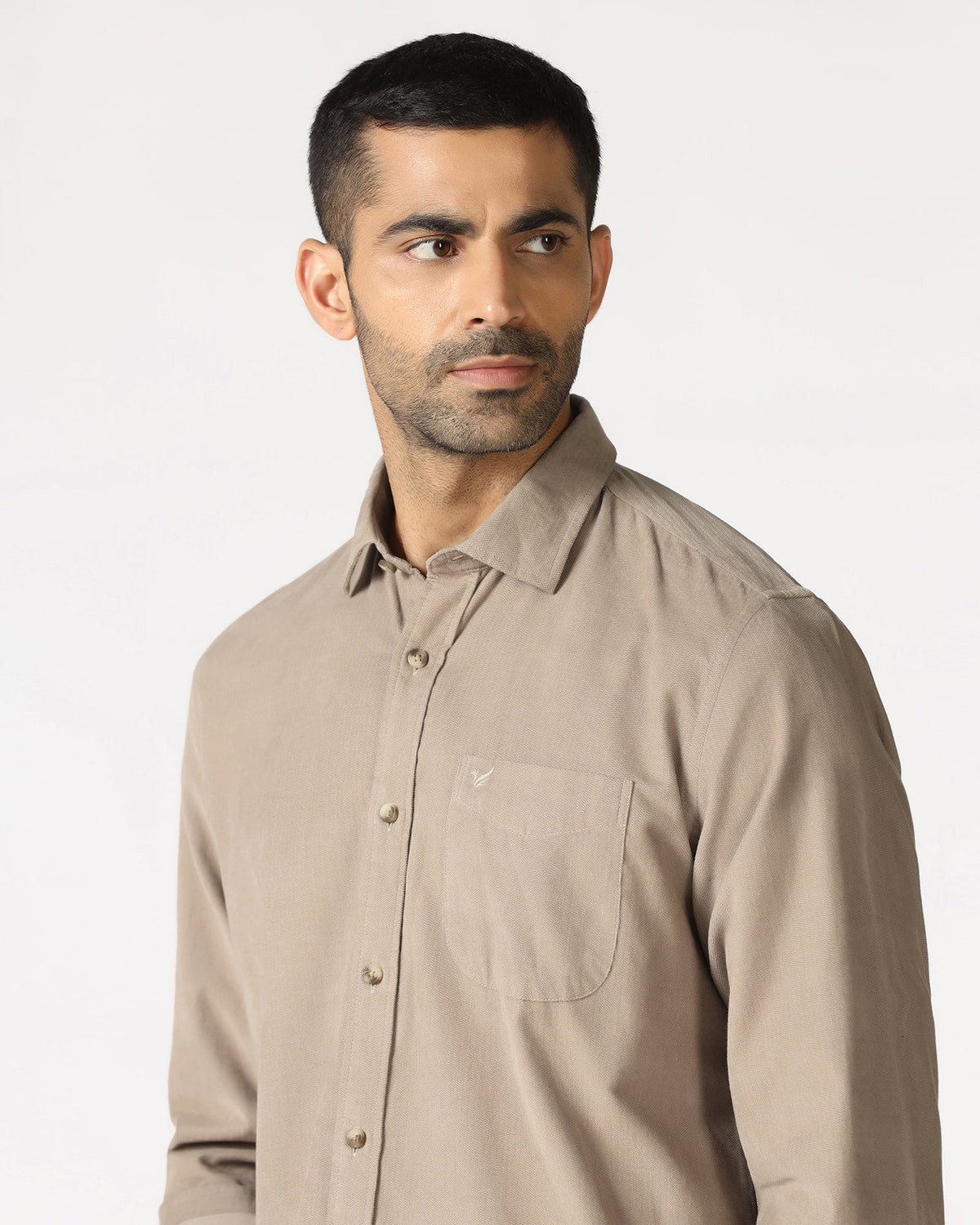 Blackberry Mens Casual Shirt F/S Es-Um-So-Tevez Beige