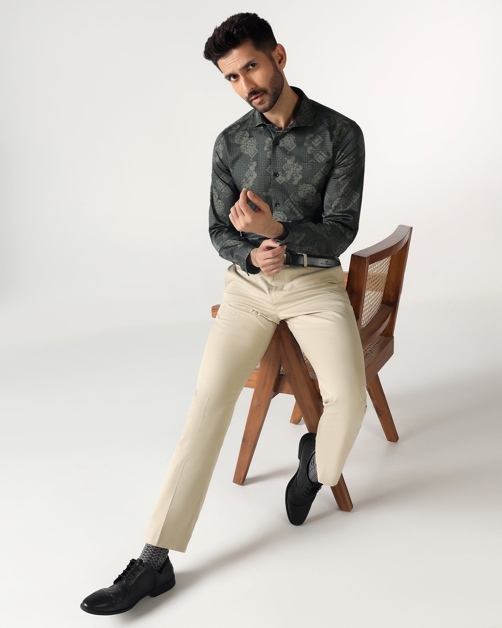Blackberry Mens Formal Trouser Bp-So-Roku-B95 Beige