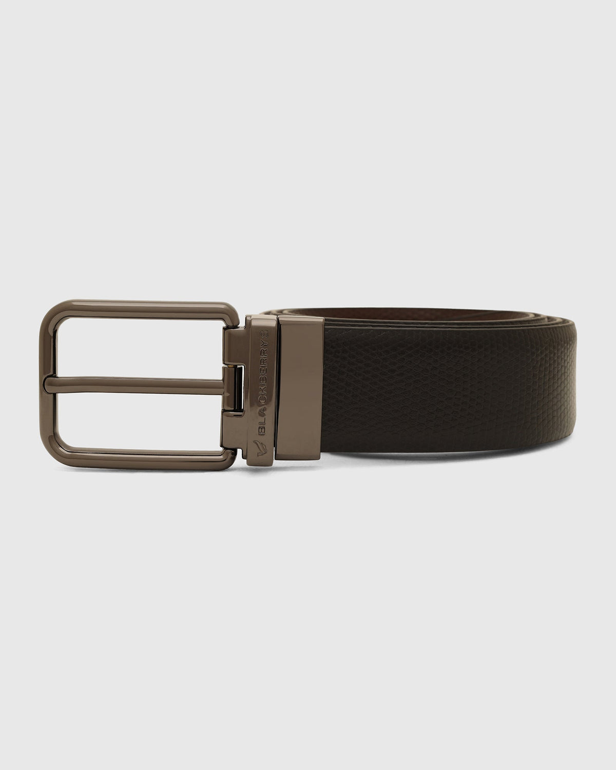 Leather Revesible Black & Brown Solid Belt - Wendelina