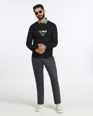 BLACKBERRY MENS SWEAT SHIRT F/S EE-SS-BLING BLACK