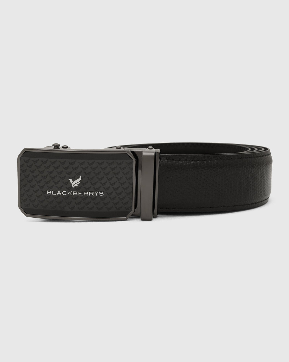 Leather Black Solid Belt - Weyn