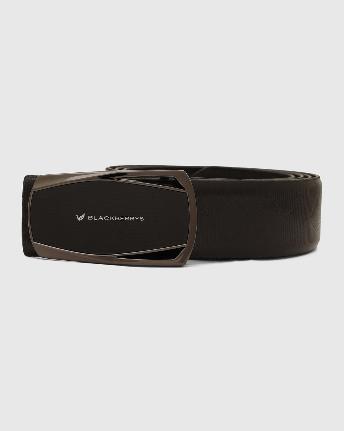 Leather Black Solid Belt - Wynne