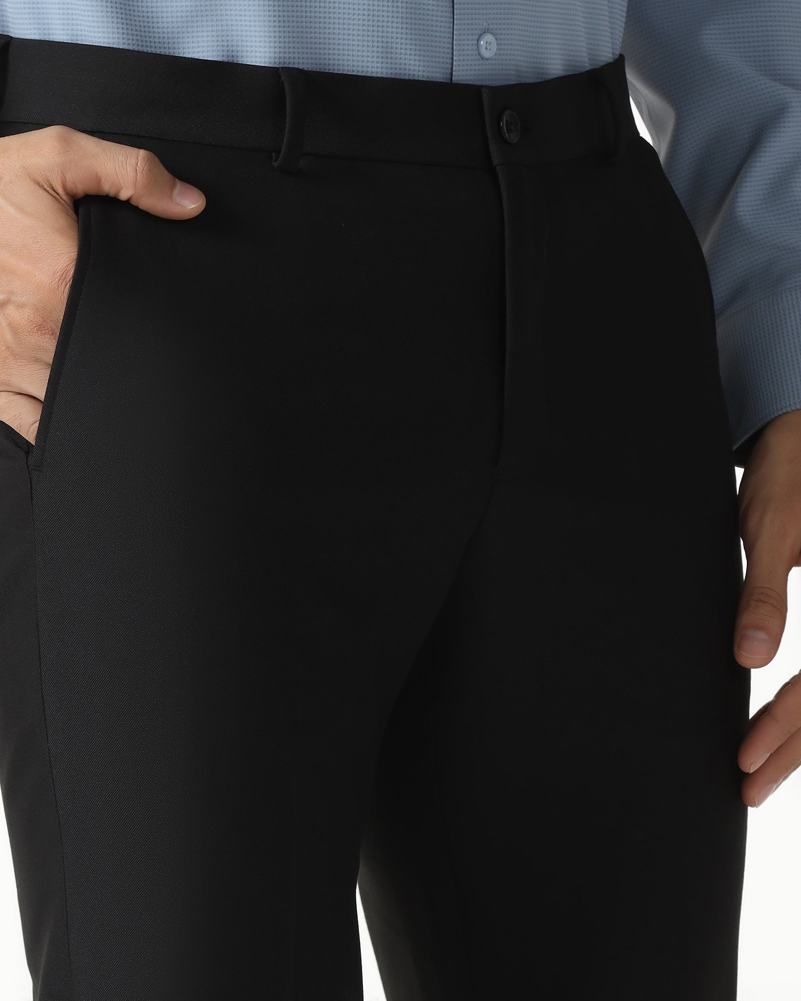 Blackberry Mens Formal Trouser Bp-Do-Hennessy Black