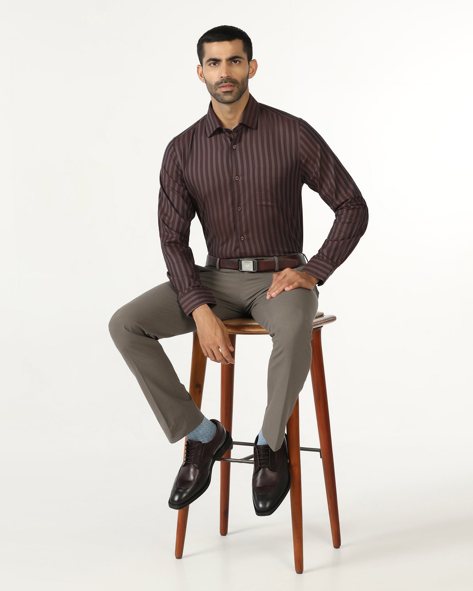 Blackberry Mens Formal Trouser Bp-So-Jonny-B91 Brown