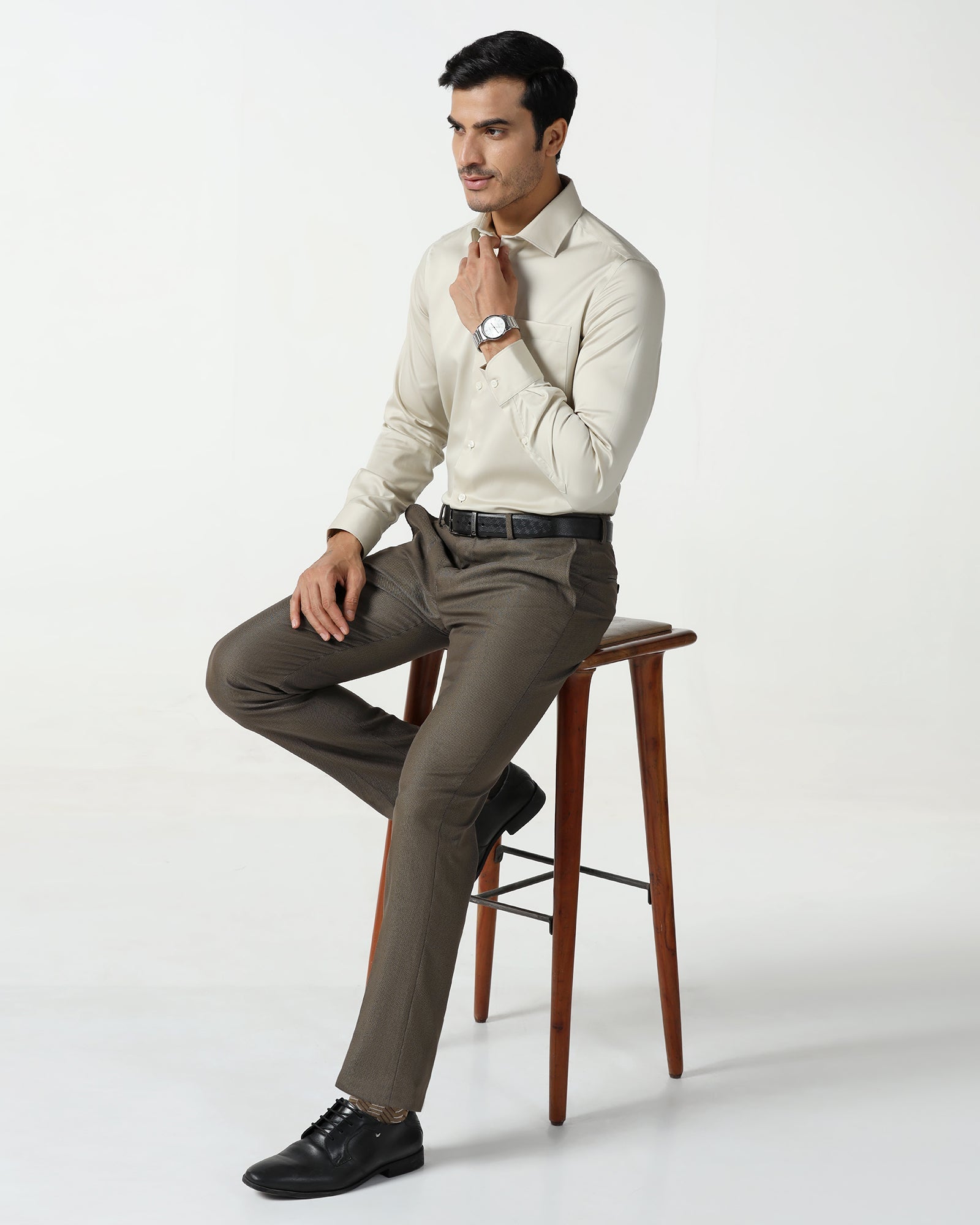 Blackberry Mens Formal Trouser Bp-Do-Monk Brown