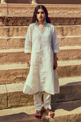 Sabhyata Ladies Western Kurti 2Pcs Set C255Ew2504 Cream