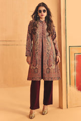 Winter Multi Printed Inner Shrug Set