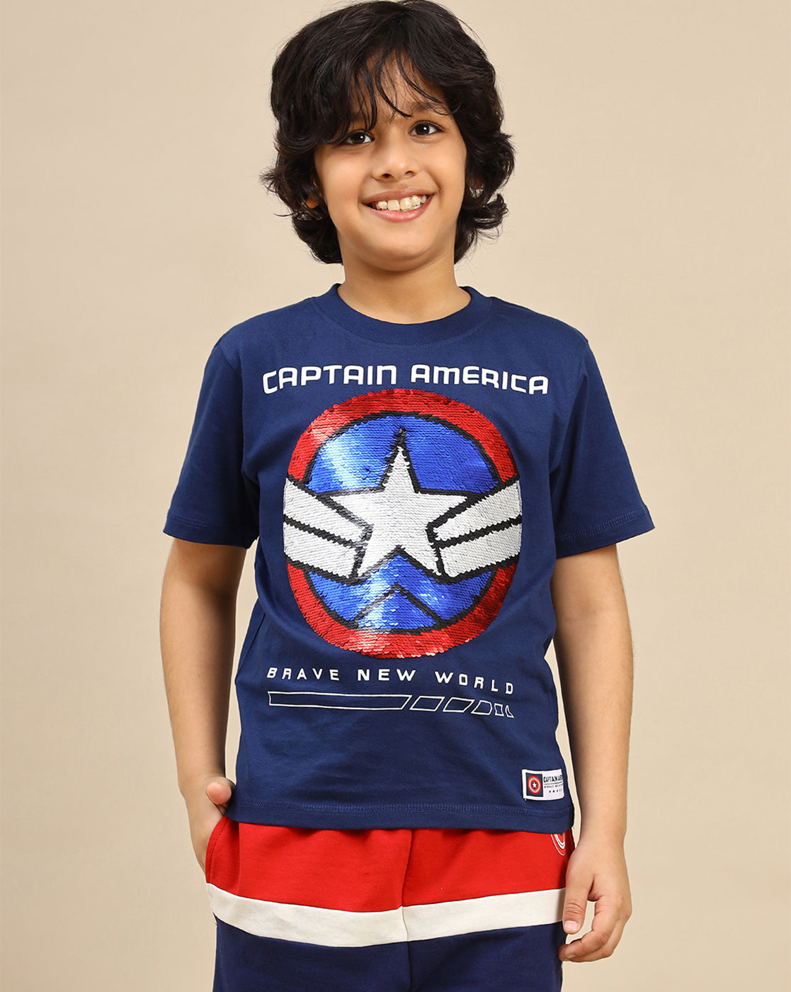 BIO WORLD BOYS T-SHIRT H/S CABNWTSRT003777 ESTATE BLUE