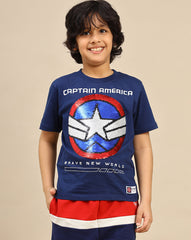 BIO WORLD BOYS T-SHIRT H/S CABNWTSRT003777 ESTATE BLUE
