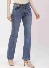 Madame Ladies Western Jeans M4Sc24207 386 Dark Blue