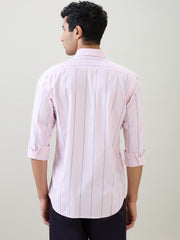 Color Plus Mens Casual Shirt F/S Cmss30661-R4-91F Medium Red