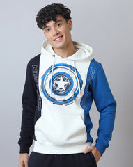 Captain America Printed Regular Fit Hoodie For Men