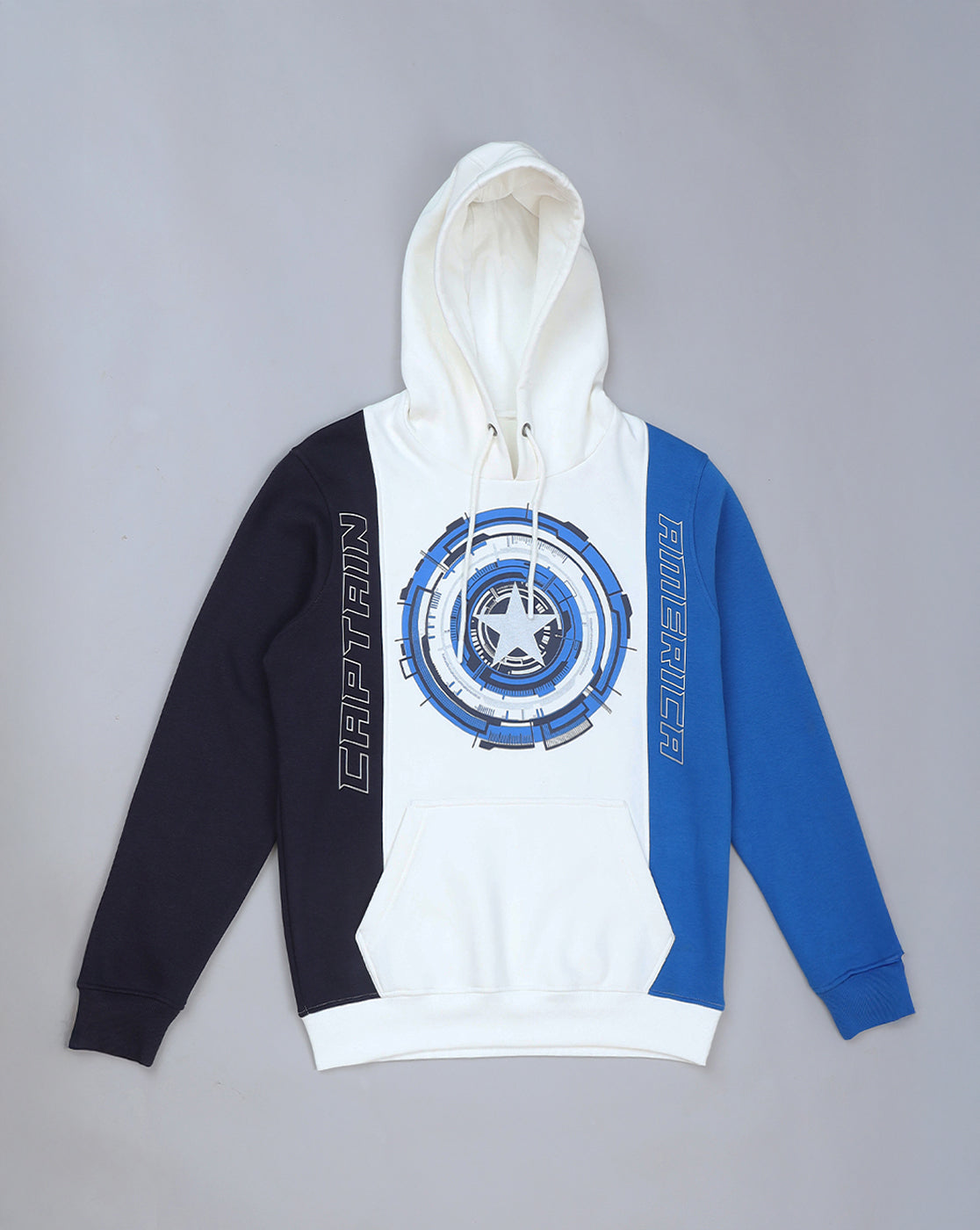 Captain America Printed Regular Fit Hoodie For Men