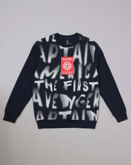 Captain America Printed Regular fit Sweatshirt For Men