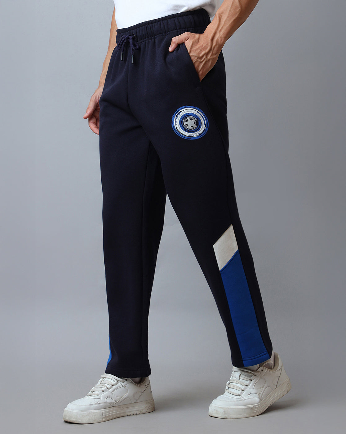 Bio World Mens Woolen Pajama Cpymtpnt004084 Nt Bl/Of Wt/Nabl