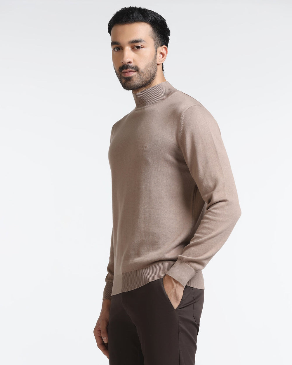 Blackberry Mens Pullover En-Ss-Pop Camel - Goyalsons ShopMax