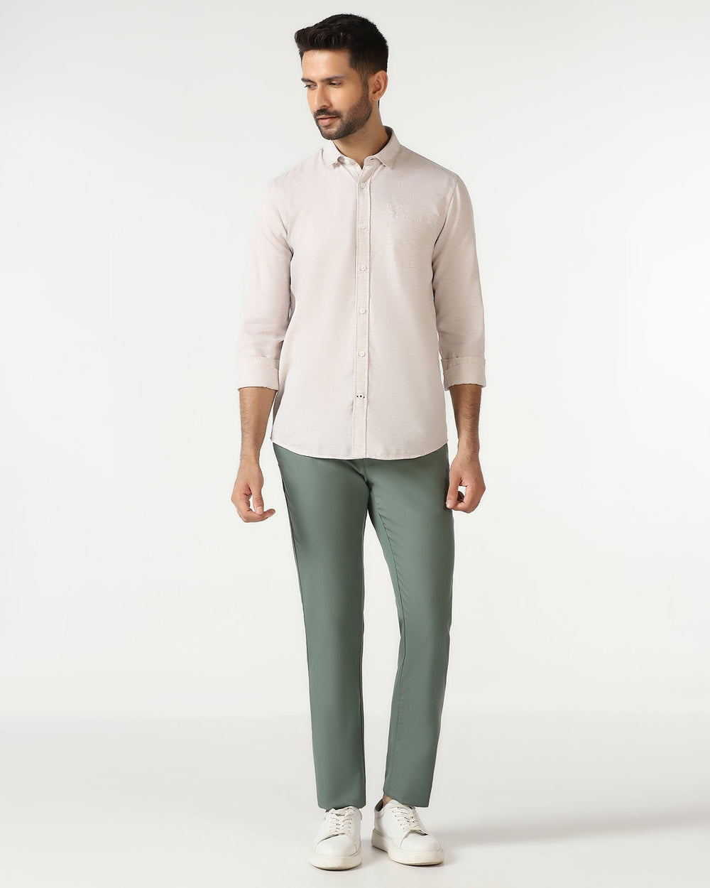 Blackberry Mens Casual Shirt F/S Es-Um-So-Josko Beige - Goyalsons ShopMax