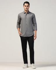 Blackberry Mens Casual Shirt F/S Es-Um-So-Gerald Grey