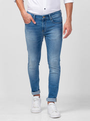 Spykar Mens Jeans Mdskn1Bc029 Mid Blue