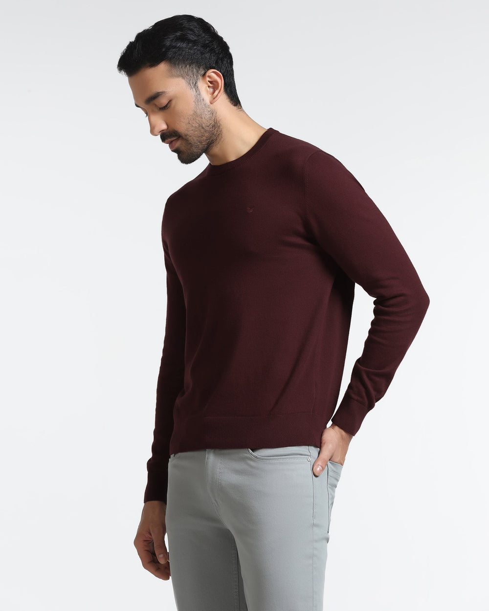 Blackberry Mens Pullover En-Ss-Mario Cherry Lac - Goyalsons ShopMax