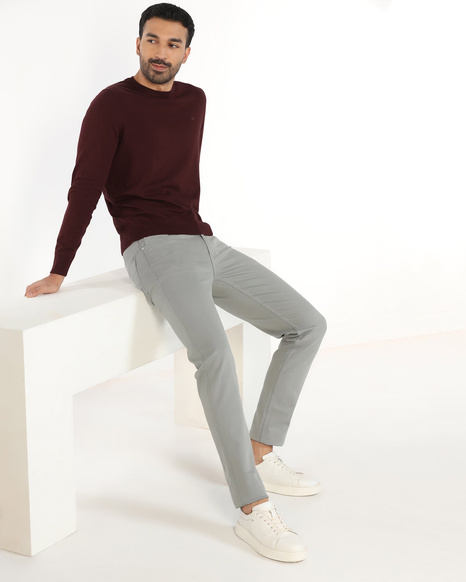Blackberry Mens Pullover En-Ss-Mario Cherry Lac - Goyalsons ShopMax