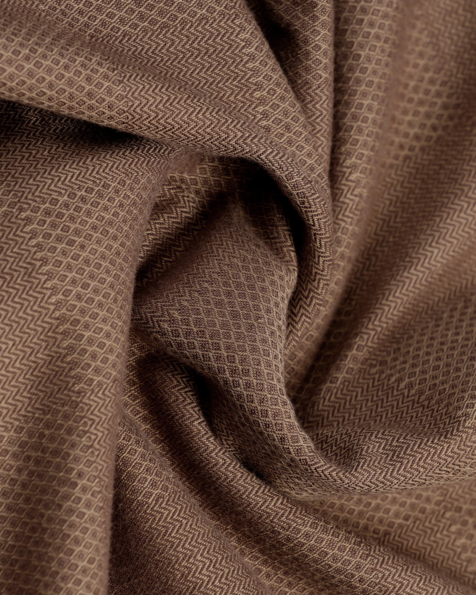 Blackberry Mens Casual Shirt F/S Es-Um-Jq-Finja Chocolate