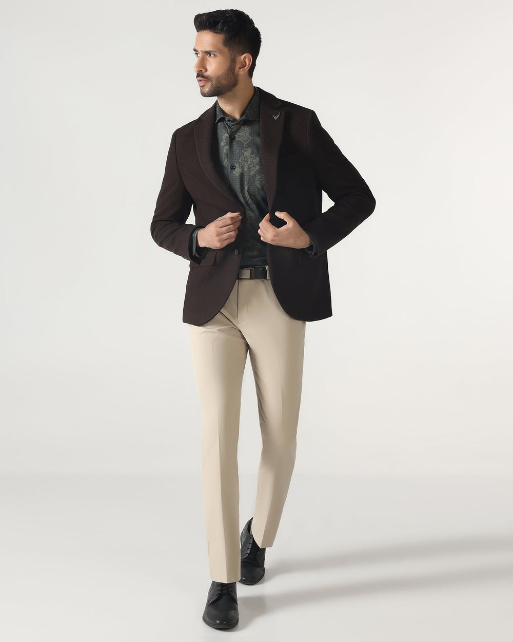 Blackberry Mens Jacket F/S Nl-Kt-Do-Campari2 Chocolate - Goyalsons ShopMax